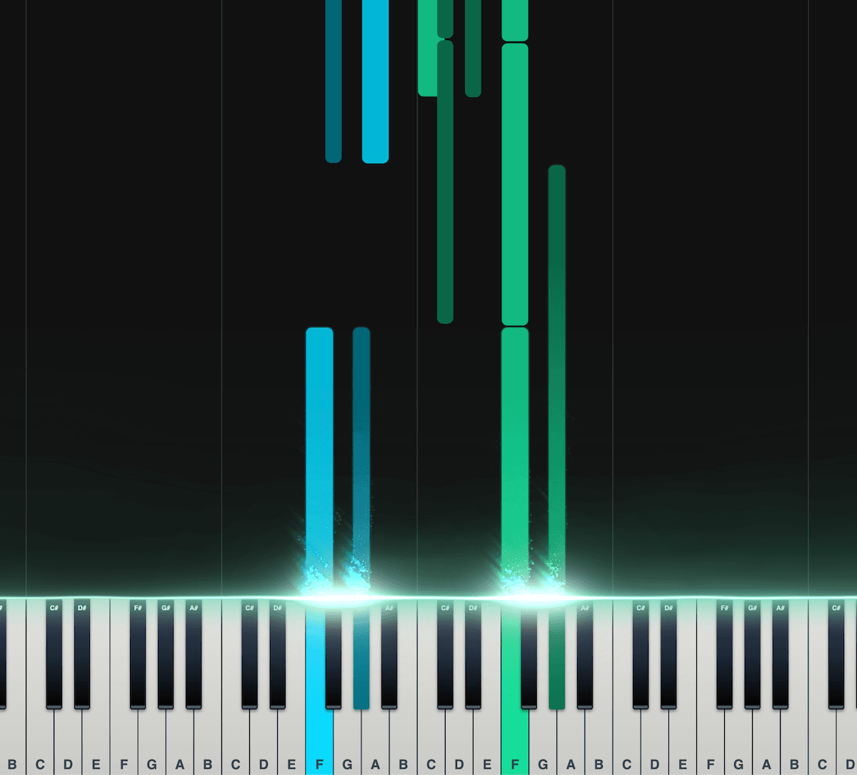 Piano roll preview